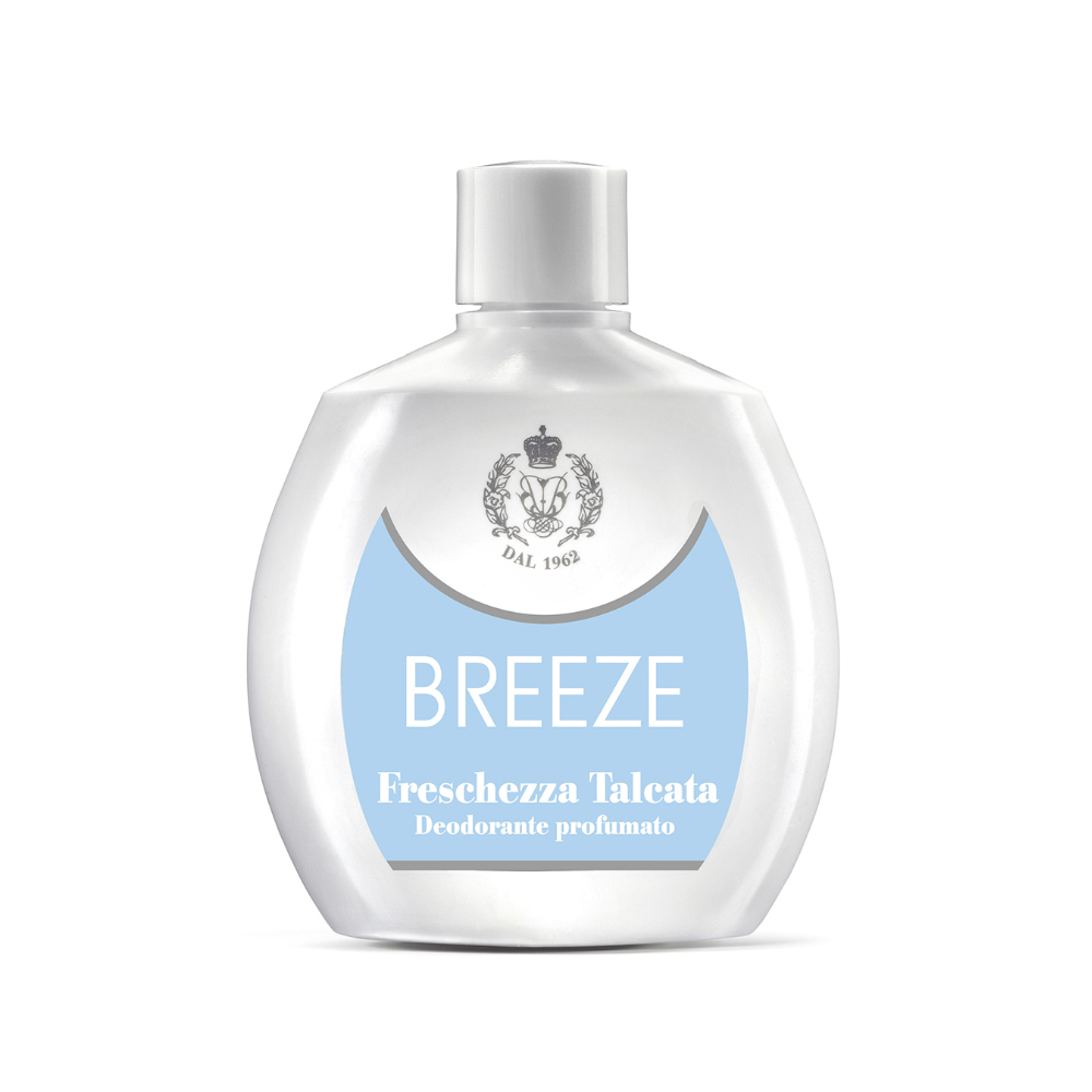 BREEZE FRESCHEZZA TALCATA DEODORANTE SQUIZZ NO GAS 100 ML