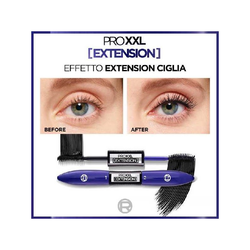 L'OREAL PRO XXL EXTENSION MASCARA NERO