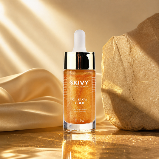 SKIVY OIL GLOW GOLD ILLUMINANTE VISO CORPO E  CAPELLI