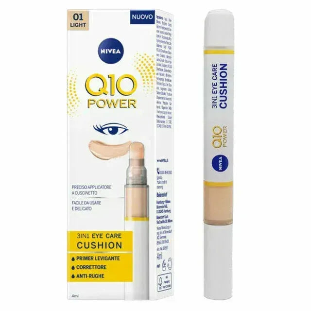 NIVEA Q10 POWER 3 IN 1 EYE CARE CUSHION 01 LIGHT 4 ML - Profumeria Cera