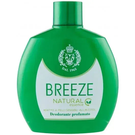 BREEZE NATURAL ESSENCE DEODORANTE SQUIZZ NO GAS 100 ML - Profumeria Cera