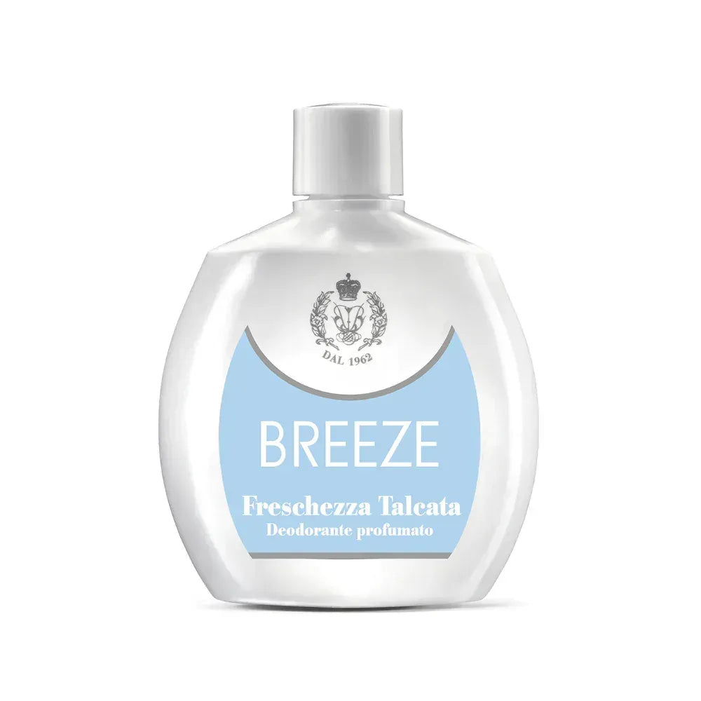 BREEZE FRESCHEZZA TALCATA DEODORANTE SQUIZZ NO GAS 100 ML - Profumeria Cera