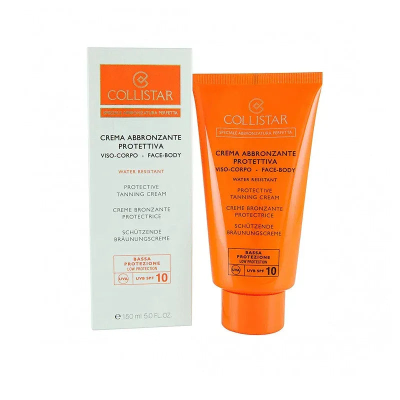 COLLISTAR CREMA ABBRONZANTE PROTETTIVA VISO-CORPO SPF 10 150 ML - Profumeria Cera