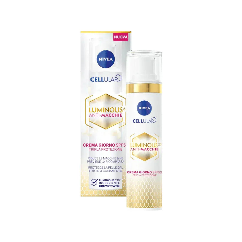 NIVEA CELLULAR LUMINOUS ANTIMACCHIA CREMA VISO 40 ML - Profumeria Cera