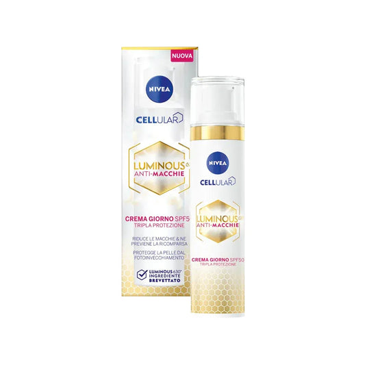 NIVEA CELLULAR LUMINOUS ANTIMACCHIA CREMA VISO 40 ML - Profumeria Cera
