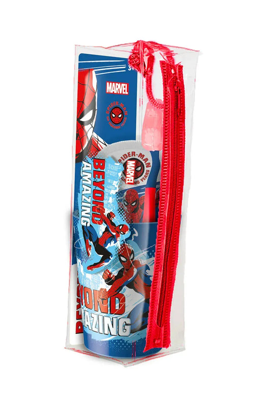 MR. WHITE POCHETTE SPIDER-MAN KIT PULIZIA DENTI PER BAMBINI-PROFUMERIA CERA