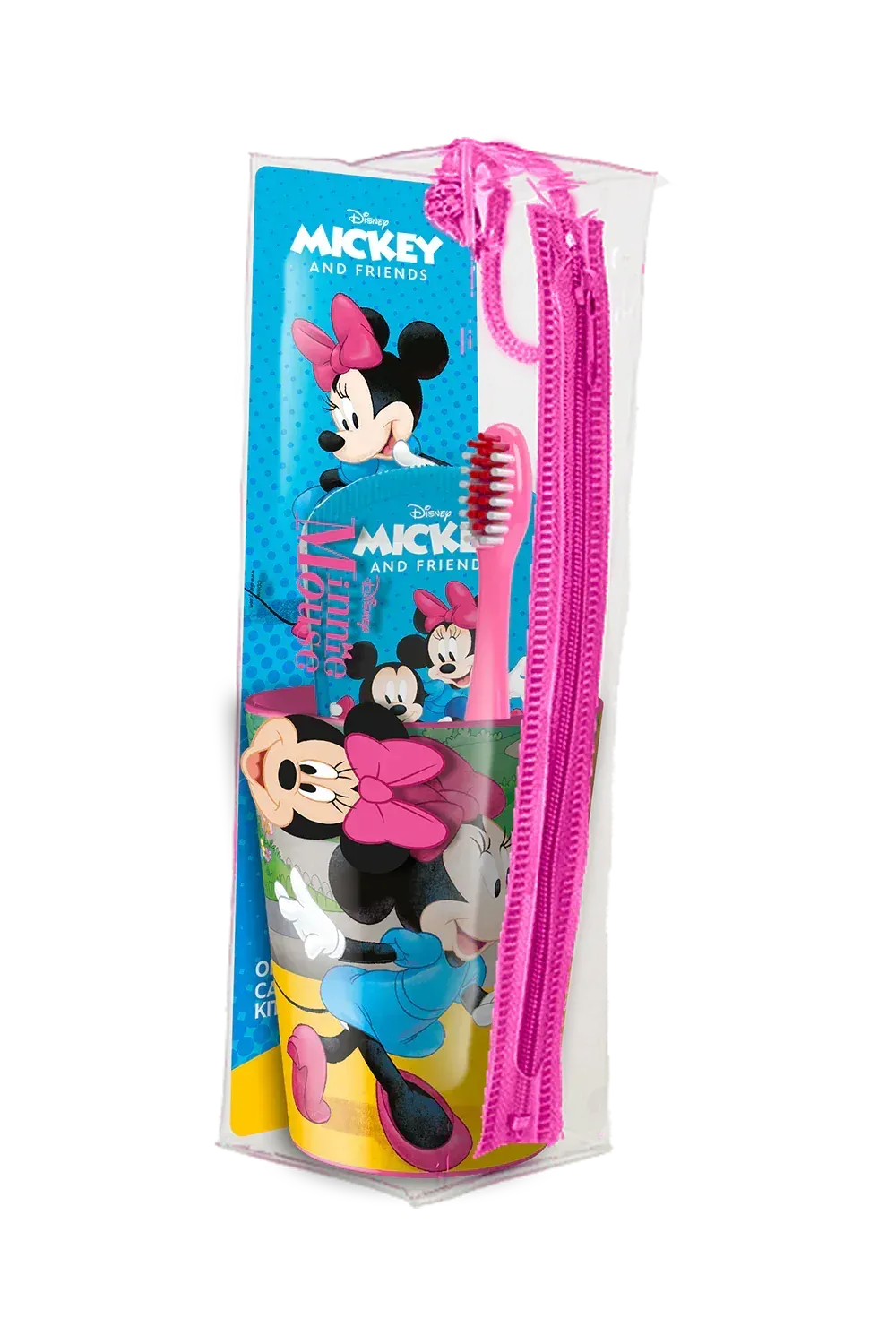 POCHETTE MINNIE KIT PULIZIA DENTI PER BAMBINI - Profumeria Cera