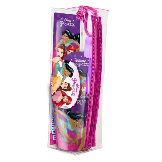 POCHETTE PRINIPESSE KIT PULIZIA DENTI PER BAMBINI