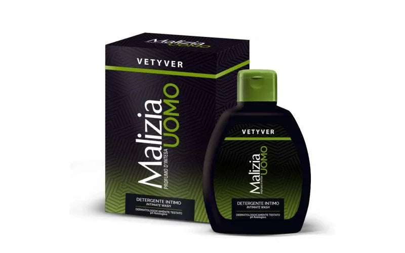 MALIZIA UOMO VETIVER DETERGENTE INTIMO 200 ML - Profumeria Cera