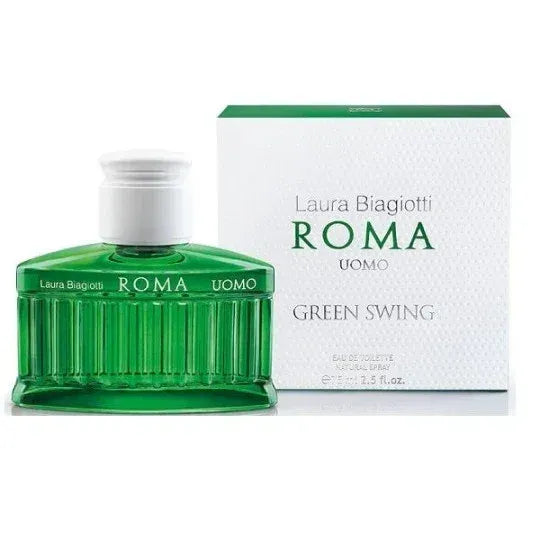 LAURA BIAGIOTTI ROMA GREEN SWING EDT UOMO 75 ML - Profumeria Cera