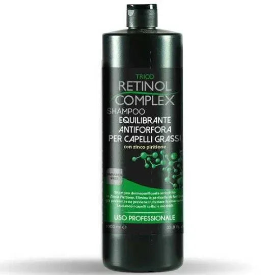 RETINOL COMPLEX SHAMPOO EQUILIBRANTE ANTIFORFORA PER CAPELLI GRASSI 800 ML - Profumeria Cera