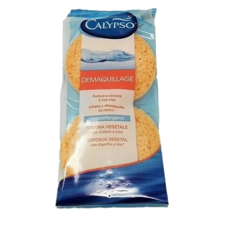 CALYPSO DEMAQUILLAGE SPUGNETTE LEVA TRUCCO 2 PZ - Profumeria Cera