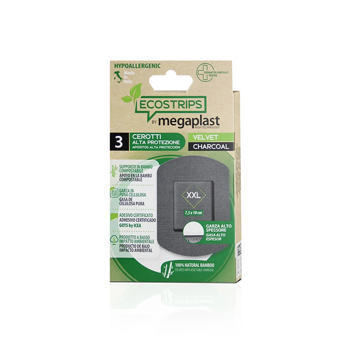 MEGAPLAST ECOSTRIPS CEROTTI ALTA PROTEZIONE 3 PZ - Profumeria Cera