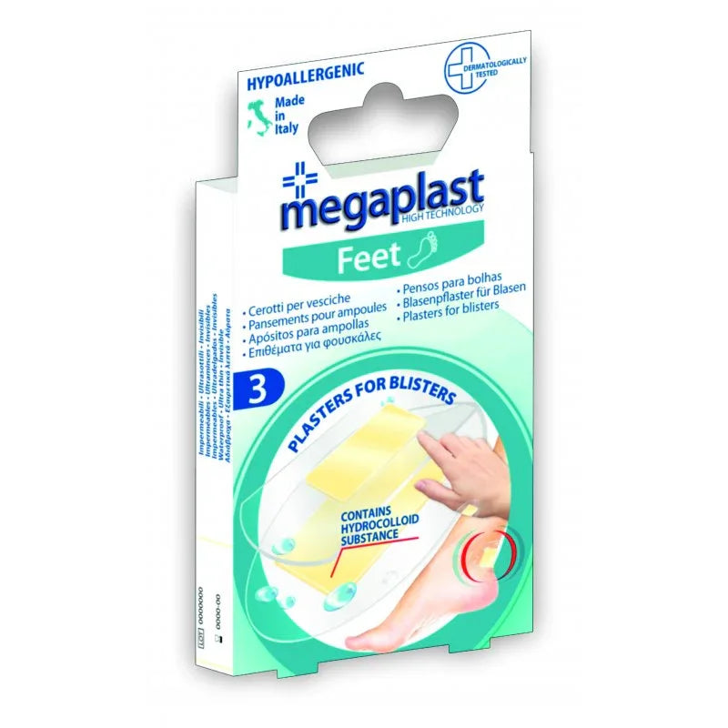 MEGAPLAST FEET CEROTTI PER VESCICHE 3 PZ - Profumeria Cera