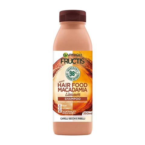 FRUCTIS HAIR FOOD MACADAMIA SHAMPOO LISCIANTE 350 ML