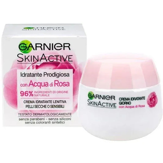 GARNIER ROSA CREMA LENITIVA IDRATANTE VISO 50 ML - Profumeria Cera