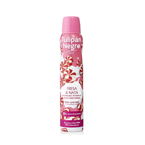 TULIPAN NEGRO FRESA & NATA DEODORANTE SPRAY DONNA 200 ML