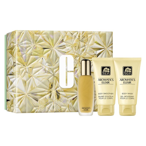 AROMATIC ELIXIR CONFEZIONE DONNA REGALO EDP 45 ML+ BAGNO 75 ML+ LATTE 75 ML