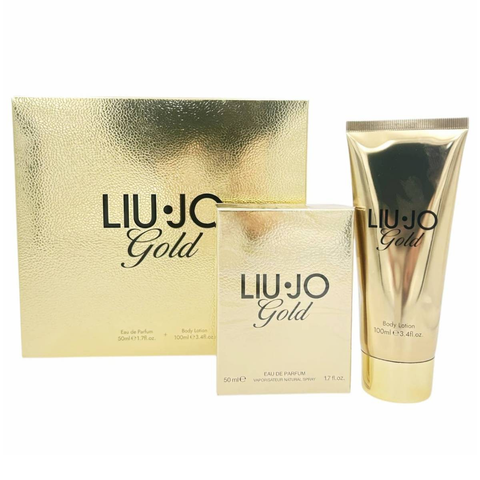 LIU JO GOLD CONFEZIONE REGALO DONNA EDP 50 ML+ LATTE CORPO 100 ML