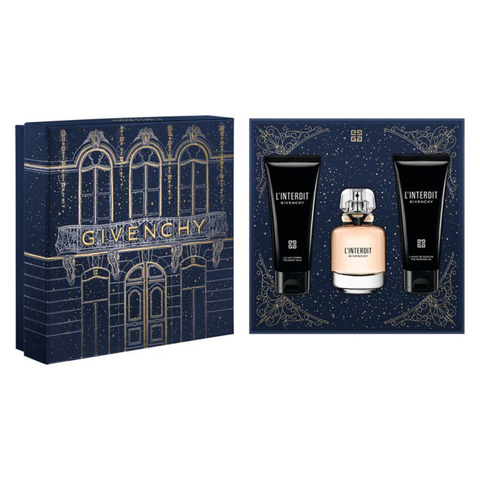 GIVENCHY L'INTERDIT CONFEZIONE DONNA EDP+LATTE+BAGNODOCCIA