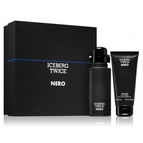 ICEBERG TWICE NERO CONFEZIONE REGALO UOMO EDT 125 ML+BAGNO 100 ML