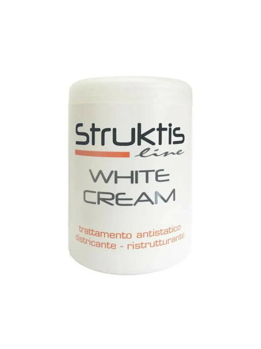 STRUCTIS LINE WHITE CREAM MASCHERA RISTRUTTURANTE E DISTRICANTE PER CAPELLI 1 LT - Profumeria Cera