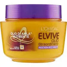 L'OREAL ELVIVE OLIO DI AMLA MASCHERA PER CAPELLI RICCI SUBLIMI 300 ML - Profumeria Cera