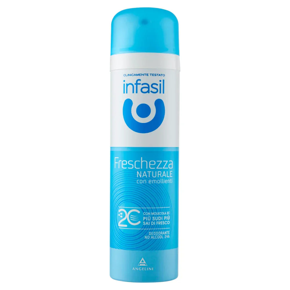 INFASIL FRESCHEZZA NATURALE DEO SPRAY 150 ML - Profumeria Cera