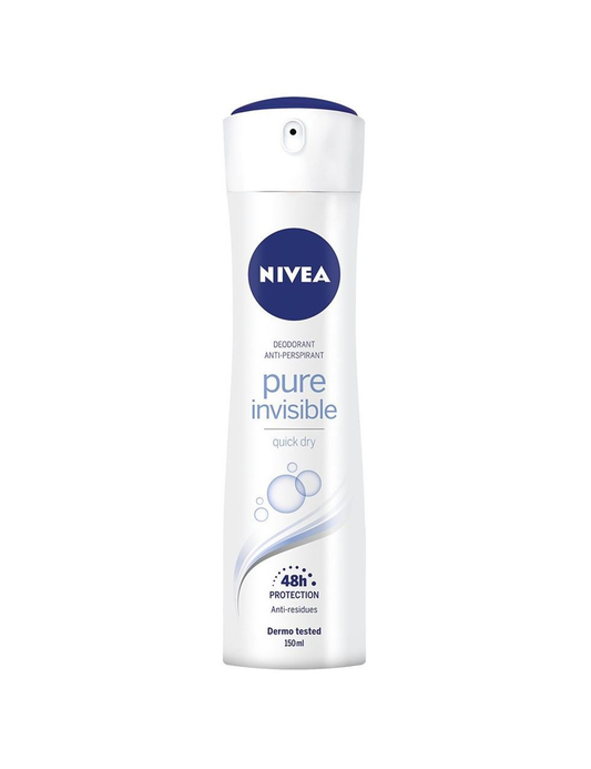 NIVEA PURE INVISIBLE DEO SPRAY 150 ML