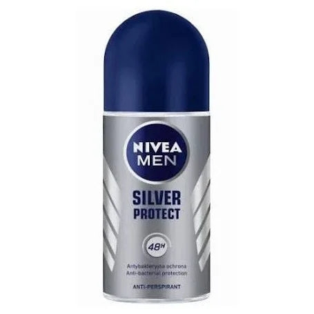 NIVEA SILVER PROTECT DEODORANTE UOMO ROLL-ON 50 ML - Profumeria Cera