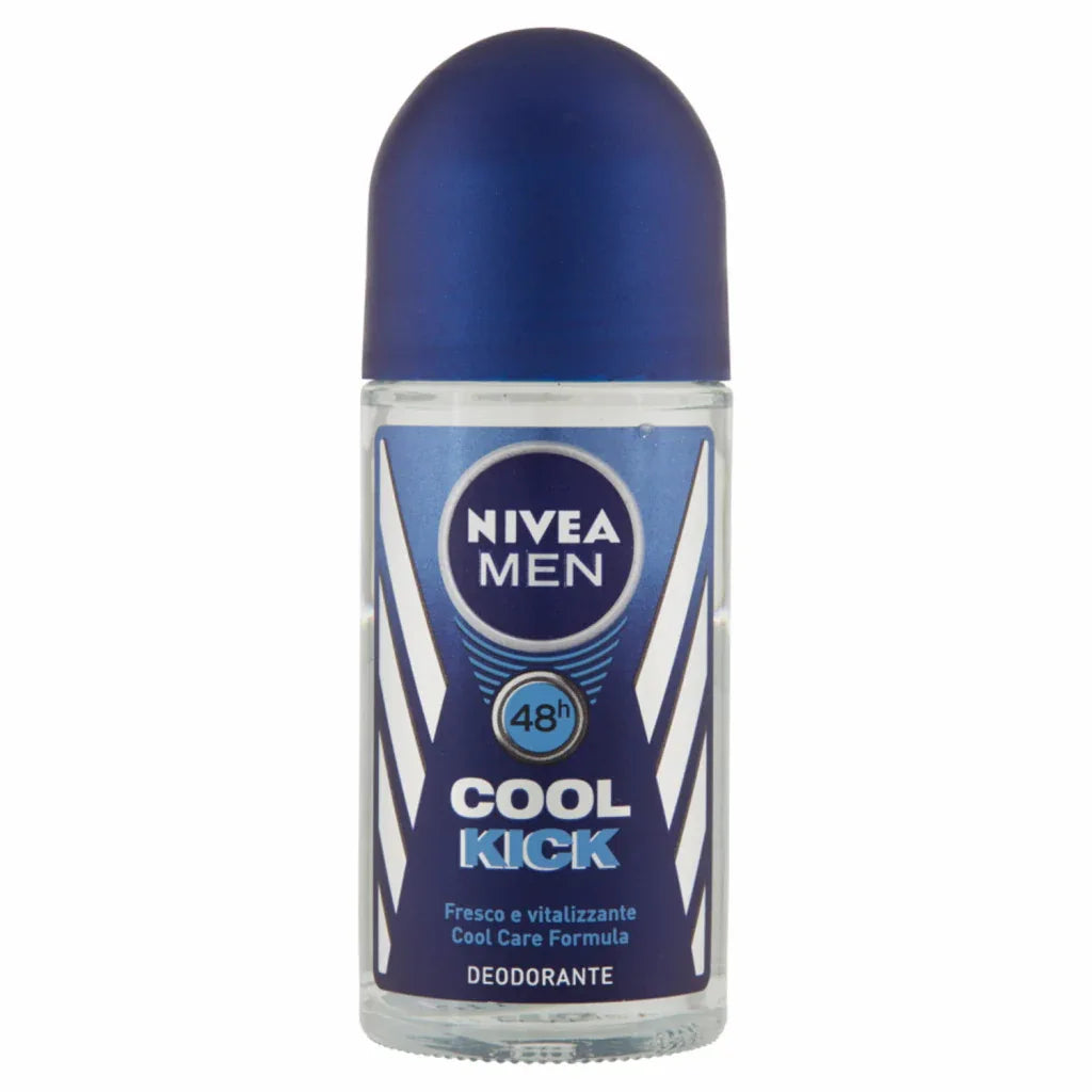 NIVEA COOL KICK DEODORANTE UOMO ROLL-ON 50 ML - Profumeria Cera