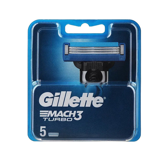 GILLETTE MACH3 TURBO RICARICHE 5 PZ - Profumeria Cera