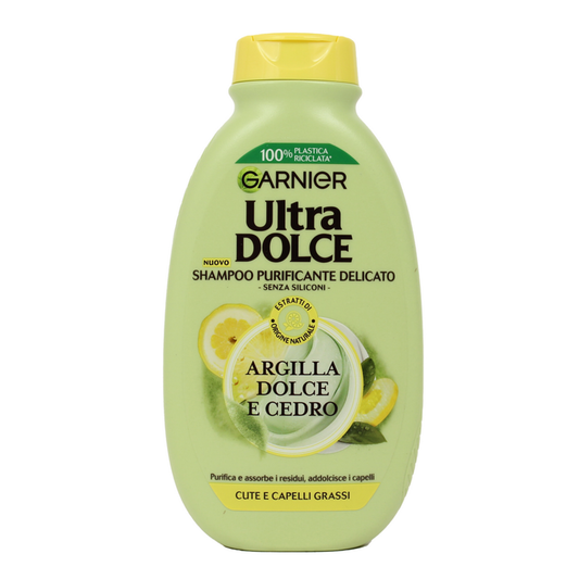 GARNIER ULTRA DOLCE ARGILLA DOLCE E CEDRO SHAMPOO PER CAPELLI 250 ML
