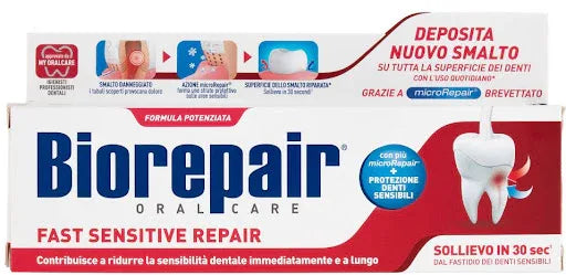 BIOREPAIR FAST SENSITIVE REPAIR DENTIFRICIO 60 ML - Profumeria Cera