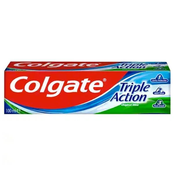 COLGATE TRIPLE ACTION DENTIFRICIO 100 ML - Profumeria Cera