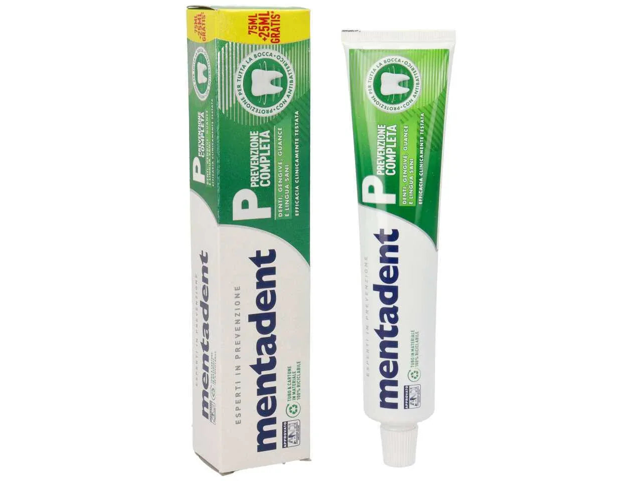 MENTADENT P PROTEZIONE COMPLETA DENTIFRICIO 100 ML - Profumeria Cera