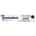 MENTADENT WHITE SYSTEM CARBONE ATTIVO DENTIFRICIO 75 ML - Profumeria Cera