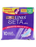 LINES SETA ULTRA CON ALI ASSORBENTI 10 PZ - Profumeria Cera