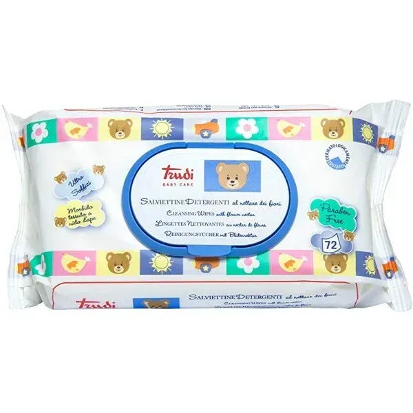 TRUDI SALVIETTINE DETERGENTI BAMBINI 72 PZ - Profumeria Cera