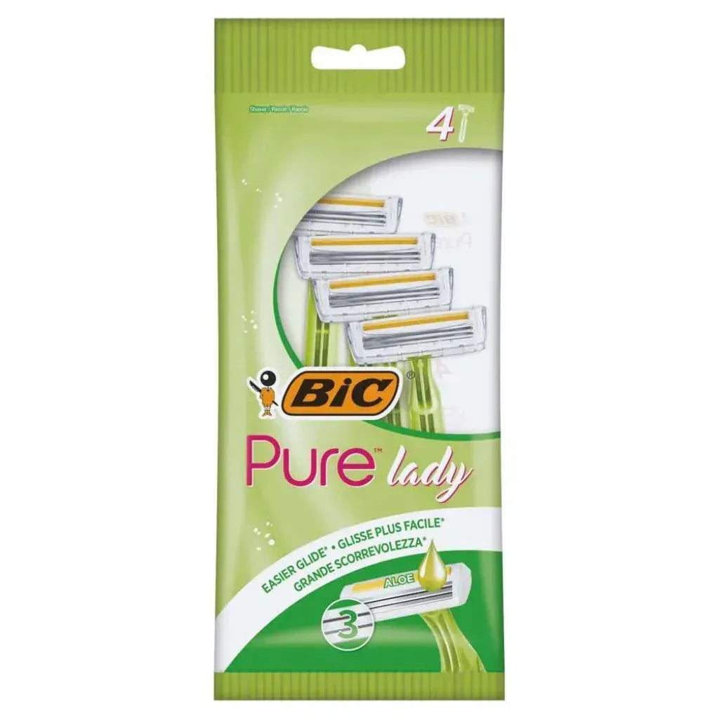 BIC PURE LADY LAMETTE DONNA 3 LAME 4 PZ - Profumeria Cera