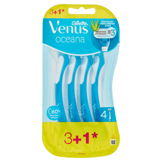 GILLETTE VENUS OCEANIA  LAMETTE DONNA 3 LAME 4 PZ