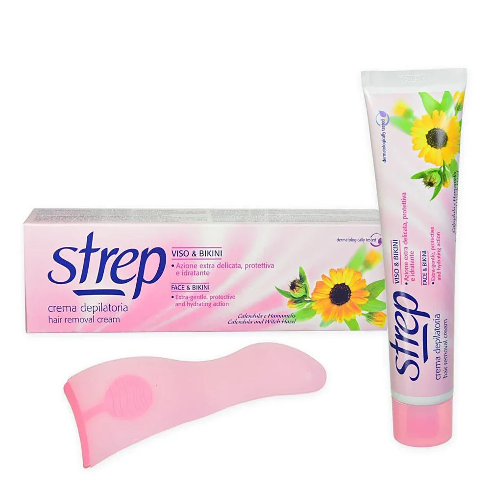 STREP VISO E BIKINI CREMA DEPILATORIA 75 ML - Profumeria Cera