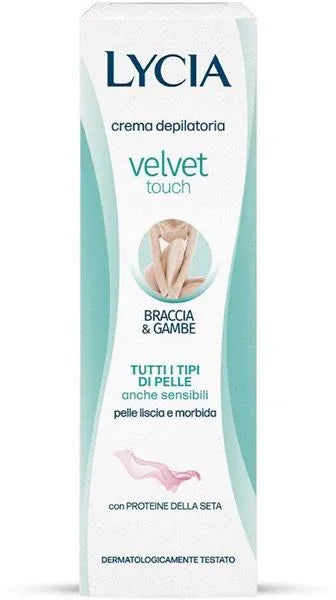 LYCIA VELVET TOUCH CREMA DEPILATORIA CORPO 150 ML - Profumeria Cera