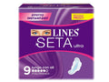 LINES SETA ULTRA LUNGO CON ALI ASSORBENTI 9 PZ - Profumeria Cera