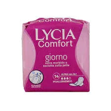 LYCIA COMFORT GIORNO CON ALI ASSORBENTI 14 PZ - Profumeria Cera