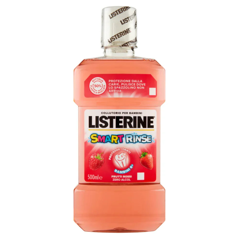 LISTERINE SMART RINSE COLLUTORIO PER BAMBINI 500 ML - Profumeria Cera