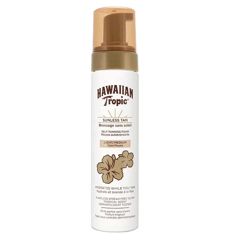 HAWAIIAN TROPIC MOUSSE AUTOABBRONZANTE MEDIUM 200 ML - Profumeria Cera