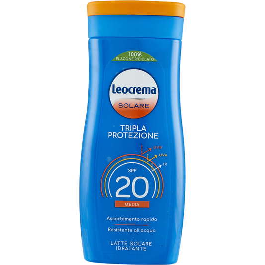 LEOCREMA LATTE SOLARE IDRATANTE SPF 20 200 ML