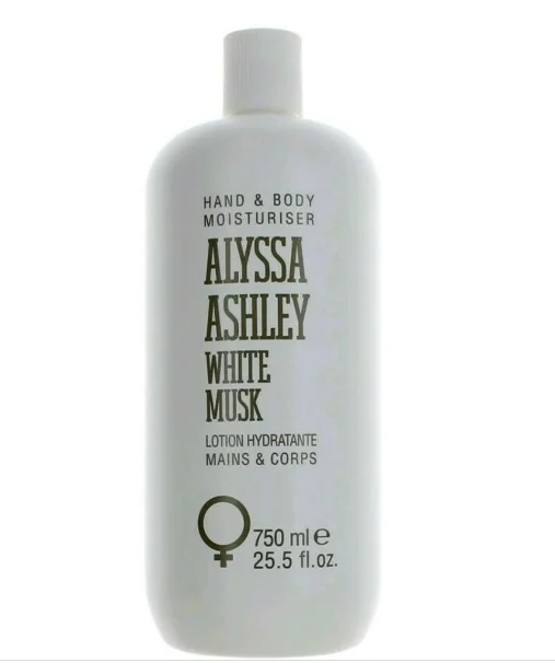 WHITE MUSK BY ALYSSA ASHLEY LATTE CORPO 750 ML