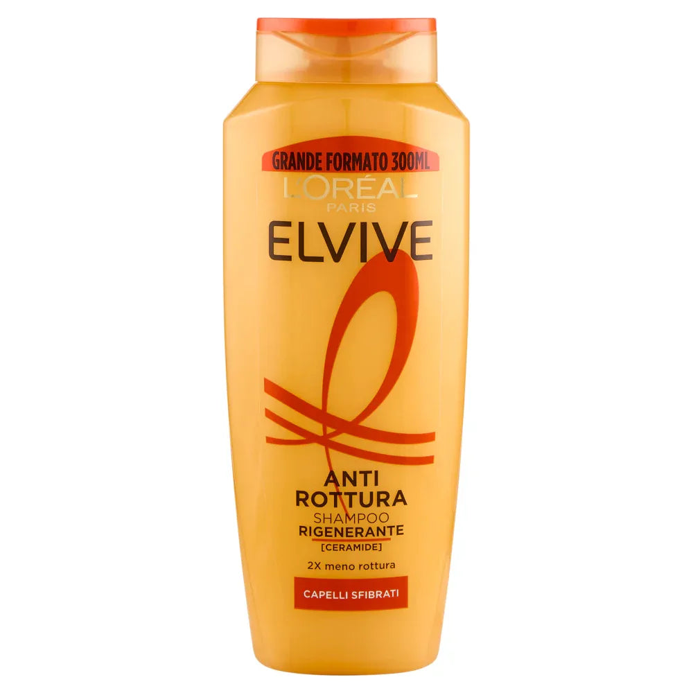 L'OREAL ELVIVE ANTI ROTTURA SHAMPOO PER CAPELLI SFIBRATI 300 ML - Profumeria Cera